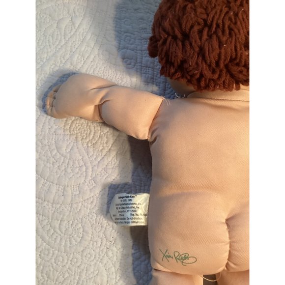 Vintage 1982 Cabbage Patch Doll*Xavier Roberts* No Clothes *Brown hair & eyes - Picture 4 of 8